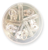 Strong Pinch - C-Curve Clear Gel Sculpturing Clips Set